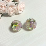 コロコロ☆ドライフラワー入りイヤリング❤︎