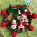 🎄ニットリース豪華版‼️🐶犬種毛色変更可能‼️