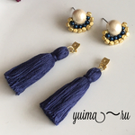 秋2wayタッセルピアス