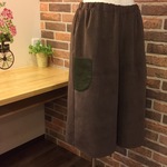コーデュロイ ガウチョパンツ  ドットポケット