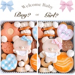 ジェンダーリビールクッキー缶｜性別発表・出産祝い・内祝い👶🏻🍼