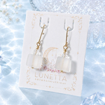 氷ピアス🧊天然石ピアス🧊天然水晶