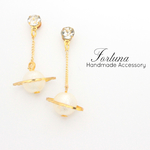 【再販】土星ノンホールピアス(６７) ピアス/ノンホールピアス/樹脂ピアス