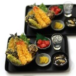 小さな食卓　特盛天丼セット