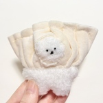 餃子ビション 犬のぬいぐるみ ビションフリーゼ ぬい活 中華 食べ物 人形 stuffed animal 