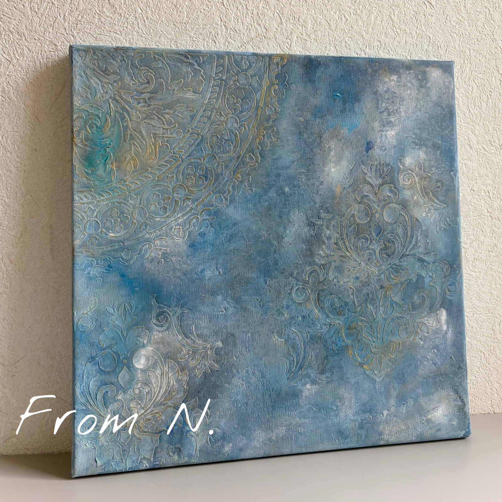 Texture Art／50×40cm テクスチャー N.キャンバスボード - 【 From N