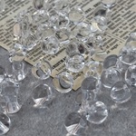 在庫処分〔50個〕10mm   鈴丸　アクリル　クリア　透明  チャーム
