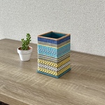 Nature  2nd 〈B〉インテリアボックス 〈スタンドタイプ〉メガネスタンド・ペン立て（カルトナージュ）
