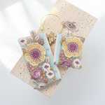 🌻ポーチ2点　チャームセット　インド刺繍リボン