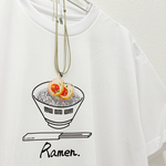 《新作》ラーメンＴシャツ <アクリルペンダント付き> 