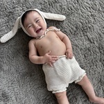 ニューボーンフォト たれ耳うさぎコスチューム
