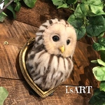 エゾフクロウのアニマルトロフィー🧡