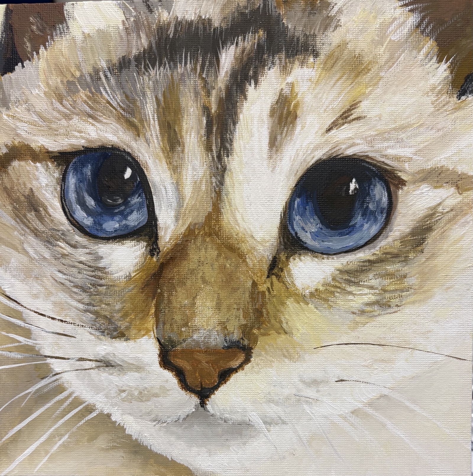 ペットの似顔絵 猫 うちの子アート アート キャンバスアート 肖像画