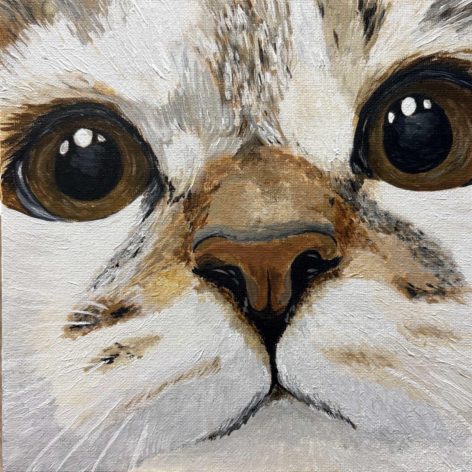 ペットの似顔絵 猫 うちの子アート アート キャンバスアート 肖像画