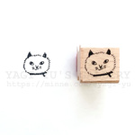 フワッとしたネコのはんこ