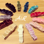 ベルベットリボンのヘアクリップ for KIDS&BABY