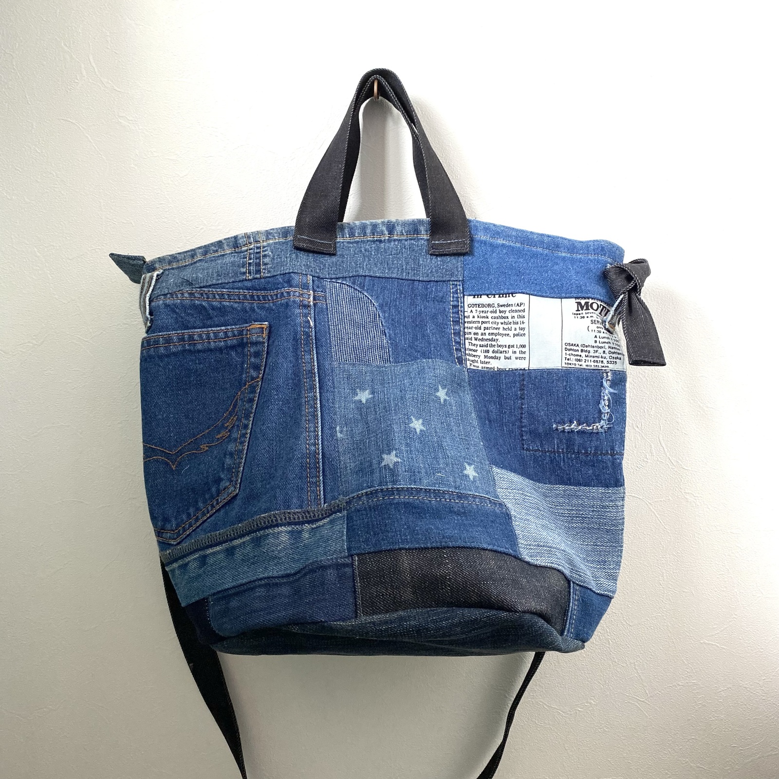 TOPI デニムリメイク2wayトートバッグ - TOPI 2501'S GALLERY | minne