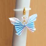 折り紙レジン　アンブレラマーカー・蝶々　✿　めじるしアクセサリー　傘の目印　ペットボトル　バッグチャーム　和小物