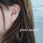 【simple ear cuff  ✴】イヤーカフ💙シルバー
