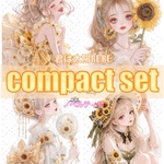 【君は太陽RE:RE:】compact set / 25種類各3枚 / cotton melody / 人物ステッカー / ノベルティ付き 【単品同時販売】