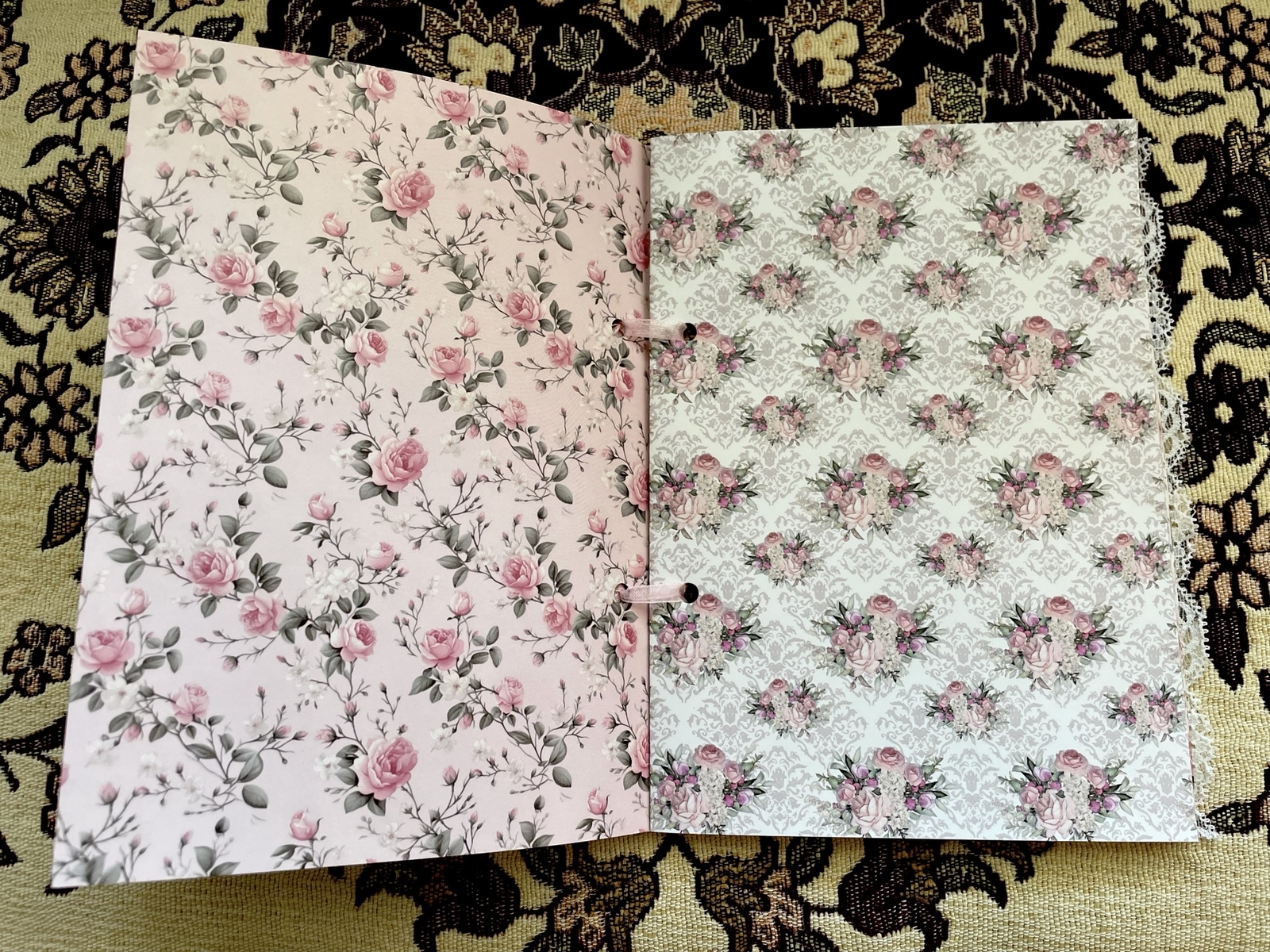 ジャンクジャーナル雑記帳(interior flower) 束帳 - m. | minne byGMO
