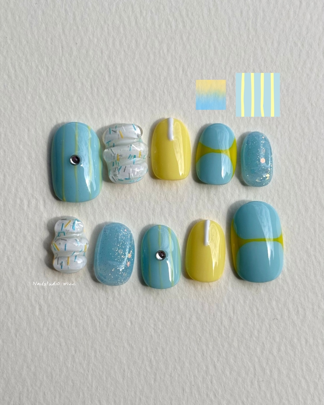 mayオーダーネイルチップ 新作SALE 8/31まで‪𓂃 𓈒𓏸ネイルチップ【051】 サイズオーダー 韓国‬