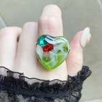〜宝石の海💚メロンクリームソーダ🤍ハートリング〜