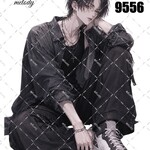 original sticker « no.9556 »     //     人物ステッカー オリジナルステッカー オリジナル人物ステッカー ステッカー cotton melody
