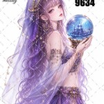 original sticker « no.9634 »     //     人物ステッカー オリジナルステッカー オリジナル人物ステッカー ステッカー cotton melody