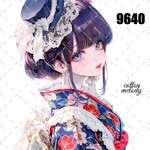 original sticker « no.9640 »     //     人物ステッカー オリジナルステッカー オリジナル人物ステッカー ステッカー cotton melody