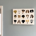 ricchanish様オーダー品　ファブリックパネル　Dog breed 15