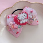 わんちゃん♡ Fancy ゆめかわ　チュールリボン　ツイン♡ ハンドメイド　リボン　ヘアゴム