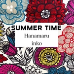 お財布ポーチ　L字ファスナーポーチ　『summer time』　♡nakiyuhi様