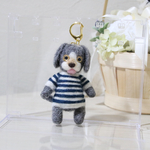 愛犬キーホルダー　ロングコートワイマラナー