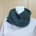 「値下げ」ネップ入りモヘアのスヌード