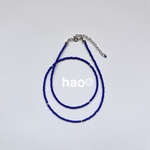 blue /  hematite  ﾈｯｸﾚｽ