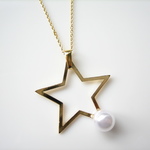[andy]新作a star pearlネックレス