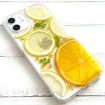 秋をひとさじ キンモクセイと柑橘のスマホケース　ギフトにも