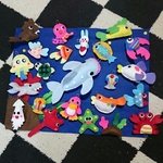 フェルトのお魚釣りセット☆23匹