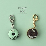 【8/2(日)21時〜販売開始】チョコドーナツとチョコミントドーナツのチャームセット＊ミニチュア