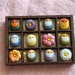ちょっと大きめの小鳥のマグネット（コザクラインコ）