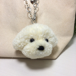 動物ポンポンバッグチャーム  マルチーズ
