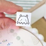 【メンダコちゃん　ラバースタンプ】バンザイ・ぎゅっとシリーズ