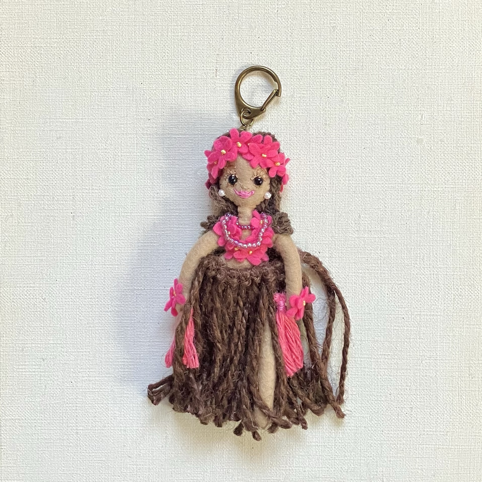美人フラダンサー🌺 ドールチャーム バックチャーム レッスンバック
