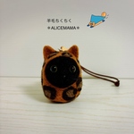 だるま猫ちゃん☆豹柄（茶）