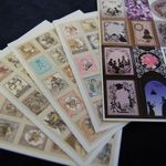 アリスとシンデレラ？可愛いイラストシール★レジン台紙にも