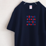 Red×Blue　シンプル　Tシャツ（ネイビー）
