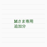 Mさま専用追加ページ