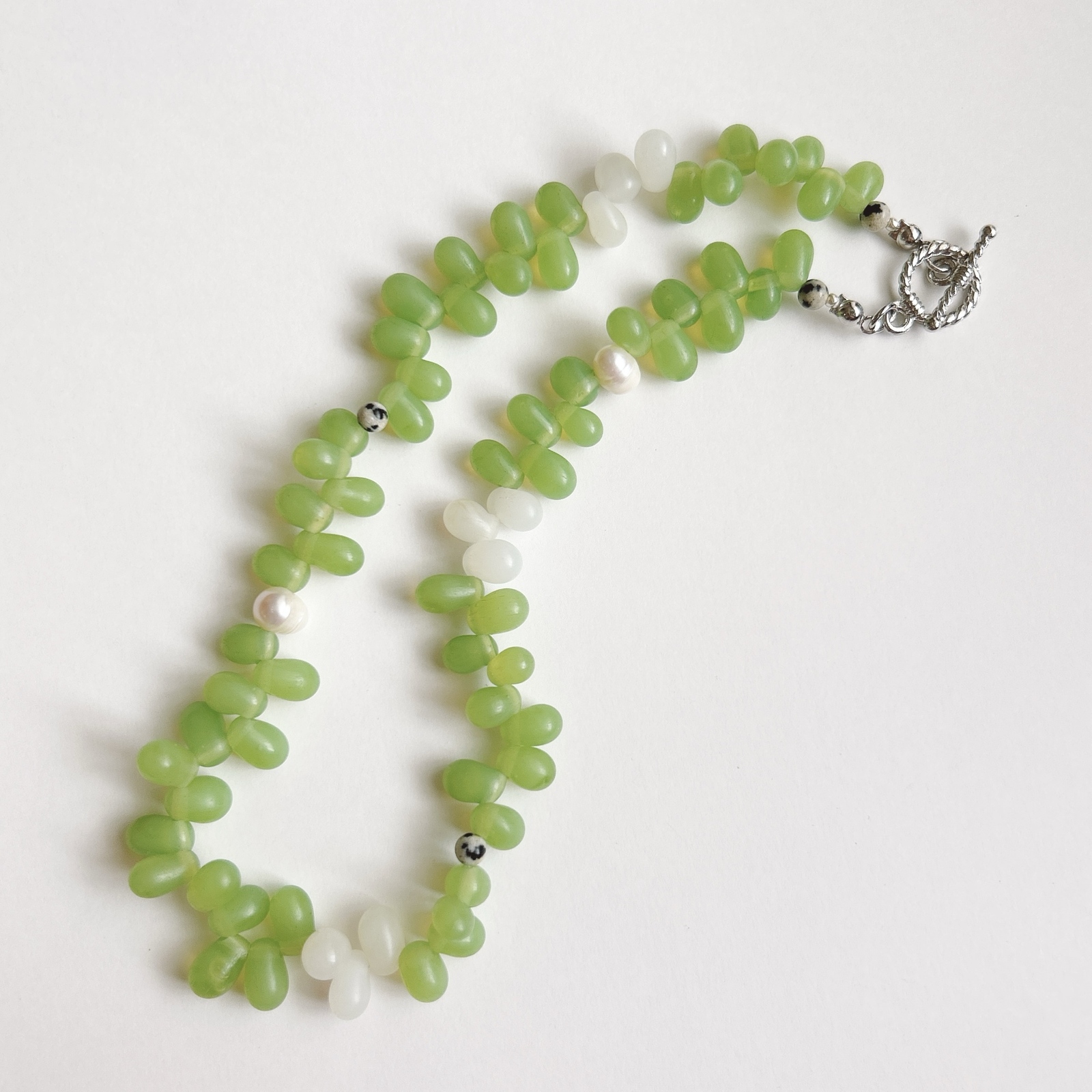 no.673／a'moureveビーズアクセサリー ハンドメイド 古着 韓国 - 𝔸