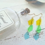 1点限定❗️カラフルなペンタゴンピアス／イヤリング